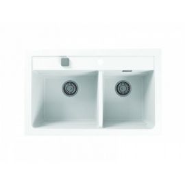 Мойка Alveus GRANITAL ATROX 50 ARCTIC - G11 в комплекте с сифоном_