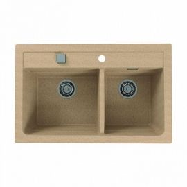 Мойка Alveus GRANITAL ATROX 50 BEIGE - G55 в комплекте с сифоном_