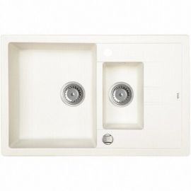 Мойка IDDIS Vane G Granucryl белая 1 1/2 чаши 780*500 V20W785i87_