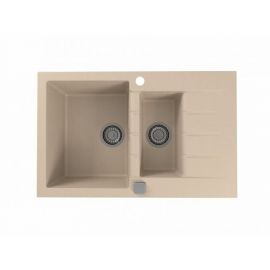 Мойка Alveus GRANITAL CADIT 70 TERRA - G22 790 X 500 в комплекте с сифоном_