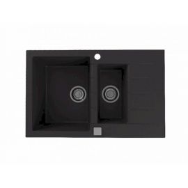 Мойка Alveus GRANITAL CADIT 70 CARBON - G91 790 X 500 в комплекте с сифоном_