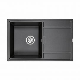 Мойка кварцевая Paulmark FLUGEN 50-780 PM217850-BL, черный, 780х500 мм_