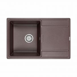 Мойка кварцевая Paulmark FLUGEN 50-780 PM217850-CO, кофе, 780х500 мм_