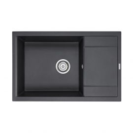 Мойка кварцевая Paulmark FLUGEN 60 PM317850-BL, черный, 780х500_