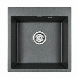 Мойка кварцевая Paulmark KANTE 50 PM105152-DG, графит, 510х520_