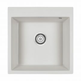 Мойка кварцевая Paulmark KANTE 50 PM105152-WH , белый, 510х520_