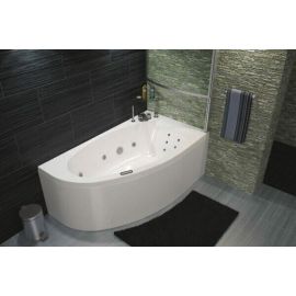Акриловая ванна Eurolux BERGAMI 160x90R с каркасом, экраном и слив-переливом_
