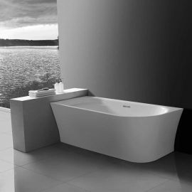 Акриловая ванна Vincea VBT-301-1500L, 150х78х60, цвет белый, слив-перелив в комплекте, хром_