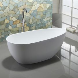 Акриловая ванна Vincea VBT-422-1700, 170х80х60, цвет белый, слив-перелив в комплекте, хром_