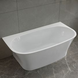 Акриловая ванна Vincea VBT-423-1700, 170х90х60, цвет белый, слив-перелив в комплекте, хром_