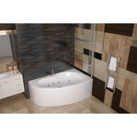 Акриловая ванна Eurolux BAGI 170x100R с каркасом и экраном_