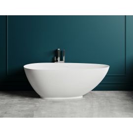 Ванна из камня Salini PAOLA 172 отдельностоящая белая глянцевая 101512G_