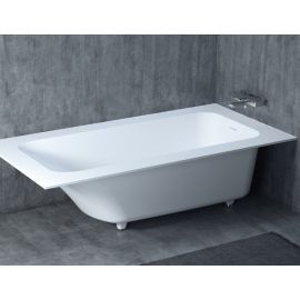 Ванна из камня Salini ORLANDO VASTA KIT встраиваемая белая матовая 102124M_