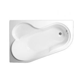 Акриловая ванна Vagnerplast Selena 147 L ультра белый с каркасом VPK150100_