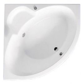 Акриловая ванна Vagnerplast Catalina mini 125x125 белая с каркасом VPK125125_