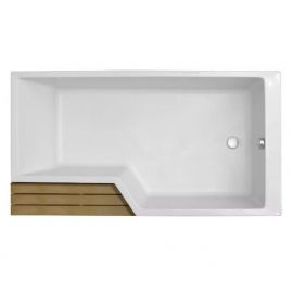 Акриловая ванна Jacob Delafon Bain-Douche Neo 150 R со слив-переливом E6D159-CP P хром_