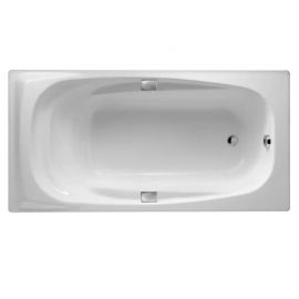 Чугунная ванна Jacob Delafon Super Repos 180x90 с ручками и ножками E4113-NF_