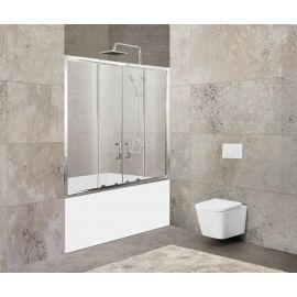 Душевая шторка на ванну BelBagno UNIQUE-VF-2-150/180-140-P-Cr_