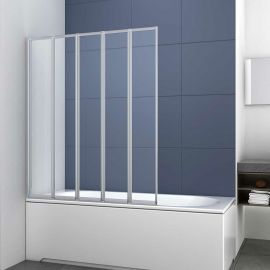 Душевая шторка на ванну Vincea VSB-32120CL, 120х140, профиль хром, стекло прозрачное_