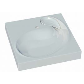 Раковина над стиральной машиной Stella Polar Бьянка 60*60 с кронштейнами_