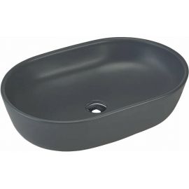 Раковина beWash Bogen 60 без отверстия под смеситель черная матовая 88601080_