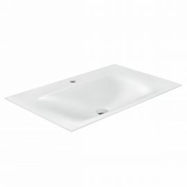 Раковина мебельная Vincea VCB-1F800W из искусственного камня, цвет белый_