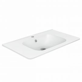 Раковина мебельная Vincea VCB-2VP800W из искусственного камня, цвет белый_