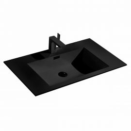 Раковина мебельная Vincea VCB-13800B из искусственного камня, цвет черный_