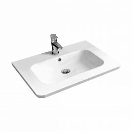 Раковина мебельная Vincea VCB-1RA600W из искусственного камня, цвет белый_