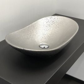 Раковина Comforty 7811ASS серебро_