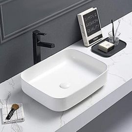 Накладная раковина Comforty T-Y9378MW белая матовая_