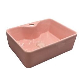 Раковина детская Comforty 7291P (розовая), с донным клапаном_
