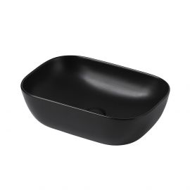 Раковина накладная ABBER Rechteck AC2200MB черная матовая_
