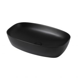 Раковина накладная ABBER Rechteck AC2206MB черная матовая_