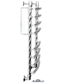 Полотенцесушитель Двин R BRAID electro 60/50 1"-3/4"-1/2" Электрический  ТЭН справа К эл, Белый (4627170784279)_