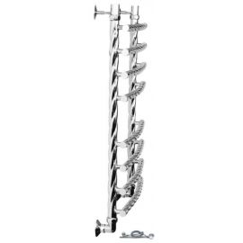 Полотенцесушитель Двин R BRAID electro 80/50 1"-3/4"-1/2" Электрический  ТЭН справа К эл, Полированный (4627170784330)_