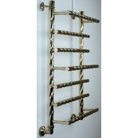 Полотенцесушитель Двин Q braid 60/50 1"-3/4"-1/2" Универсальный К3, Золотой хром (4627159983990)_