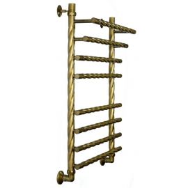 Полотенцесушитель Двин F braid 80/60 1"-3/4"-1/2" Универсальный К3, Состаренная бронза (4627152138922)_