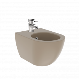 Подвесное биде Creavit Free FE510-00CM00E-0000, капучино_