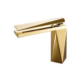 Смеситель для раковины высокий L (Golden) Bravat F118102G-2-ENG_