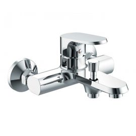 Смеситель для ванны c коротким изливом Bravat Pure F6105161C-01_