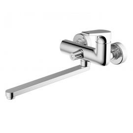 Смеситель для ванны c длинным изливом Bravat Vega F6119177CP-01L_