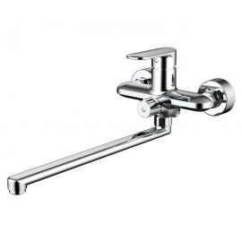 Смеситель для ванны c длинным изливом Bravat Opal F6125183CP-02L-RUS_
