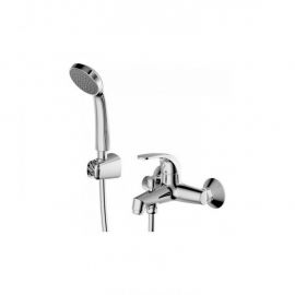 Смеситель для ванны с коротким изливом и аксессуарами Bravat Fit F6135188CP-B-RUS_