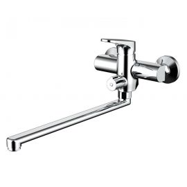 Смеситель для ванны c длинным изливом Bravat Eler F6191238CP-01L-RUS_