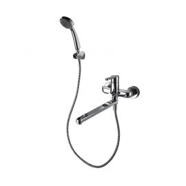 Смеситель для ванны с длинным изливом и аксессуарами Bravat Stream F63783C-LB_