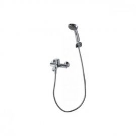 Смеситель для ванны с коротким изливом с аксессуарами Bravat Drop F64898C-B_