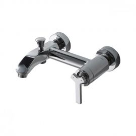 Смеситель для ванны c коротким изливом Bravat Waterfall F673107C-01_