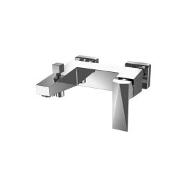 Смеситель для ванны с коротким изливом Bravat Iceberg F676110C-01_