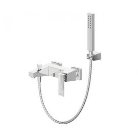 Смеситель для ванны с коротким изливом с аксессуарами Bravat Iceberg F676110C-B-RUS_